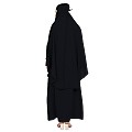 Two piece Jilbab with inner abaya- Black Two piece Jilbab with inner abaya- Black